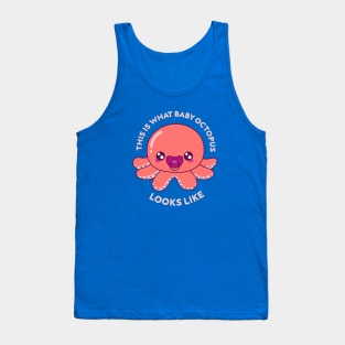 Cute Little Baby Octopus. Tank Top